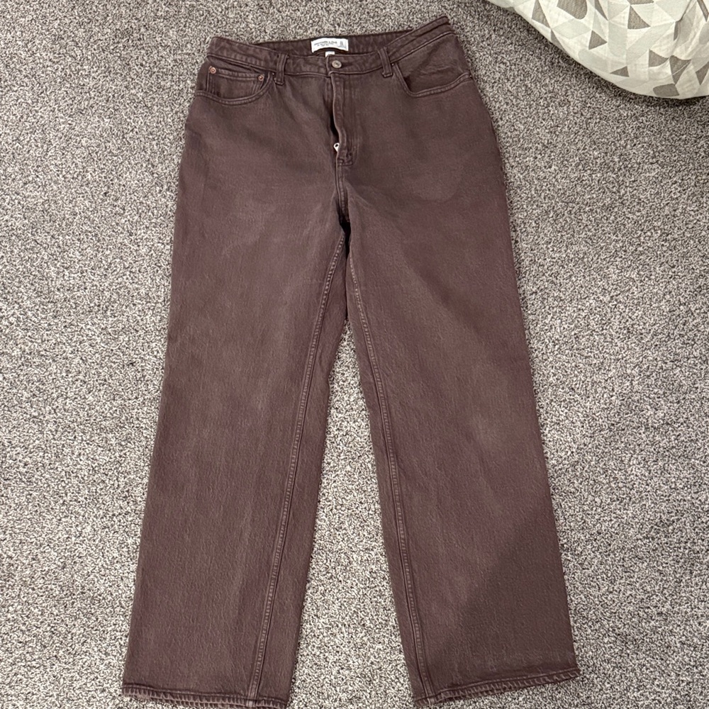Abercrombie & Fitch 90s Relaxed High Rise Jeans - CURVE LOVE
